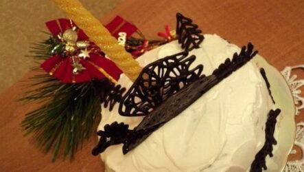 Новогодний торт «Чёрный Дракон»