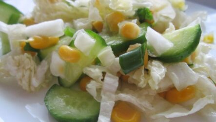 Пекинский салат с огурцом: 8 свежих рецептов