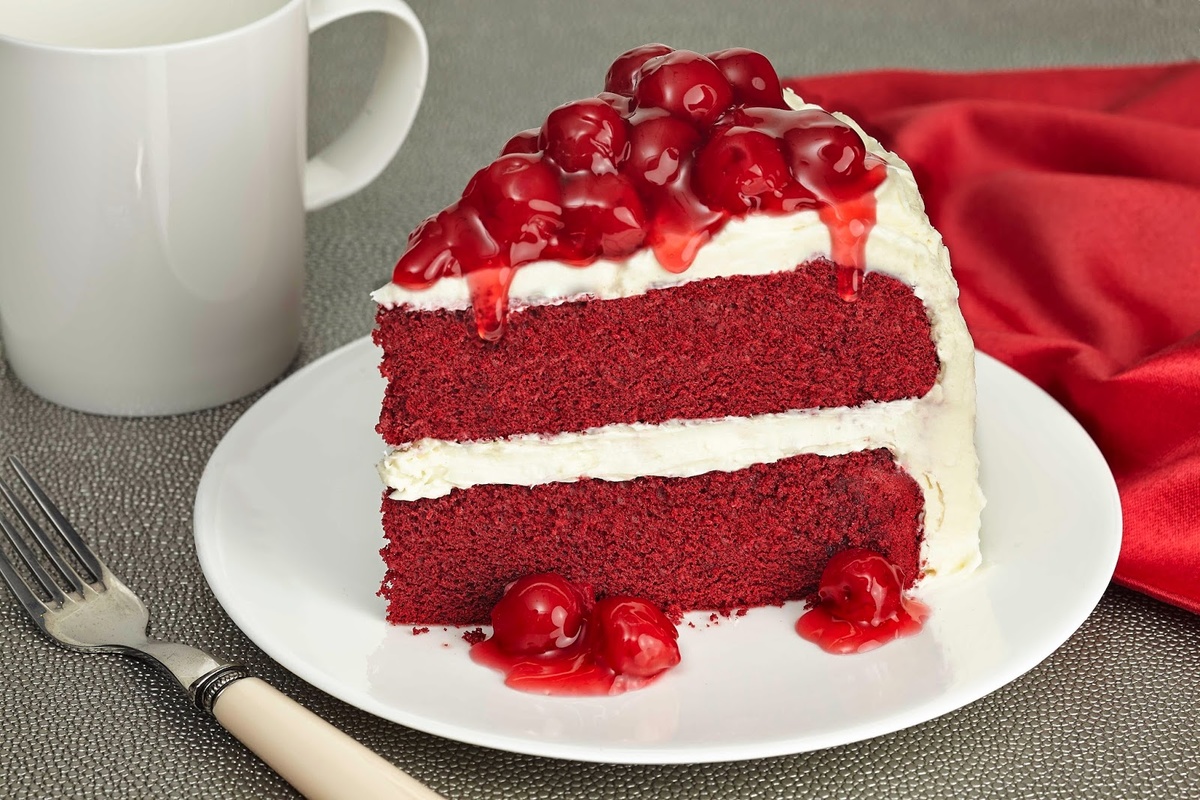 Домашний торт Красный бархат