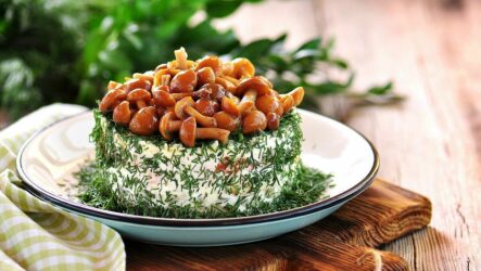 Мужской салат с грибами: 8 сытных рецептов