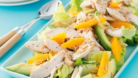 Салат с апельсином и курицей — 8 самых вкусных рецептов