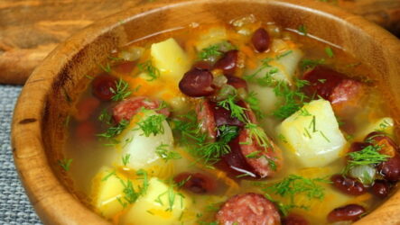 Суп с колбасой и картошкой — 7 простых классных рецептов с фото
