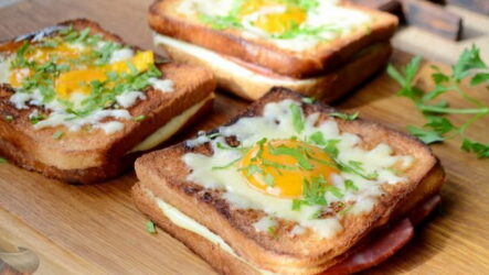 Бутерброды с яйцом на сковороде — 8 рецептов для завтрака за 5 минут