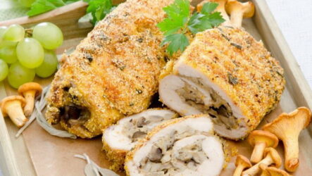 Куриный рулет с грибами — 7 рецептов для любимых