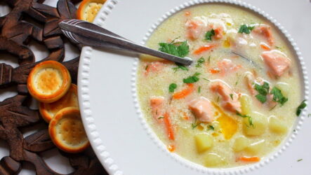 Сливочный суп с лососем — 8 домашних рецептов