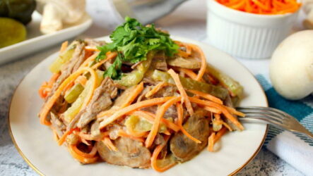 Обжорка с корейской морковкой — 7 оригинальных рецептов любимого салата