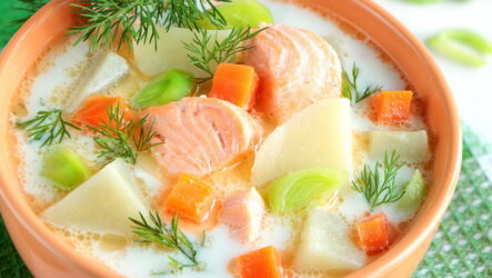 Суп из лосося — 7 любимых рецептов