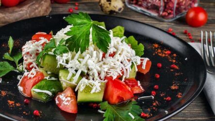 Шопский салат — 6 рецептов восточно-европейского блюда