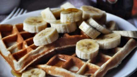 Банановые вафли — 7 замечательных рецептов с фото