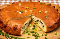 Заливной пирог с зеленым луком — 6 простых домашних рецептов с фото